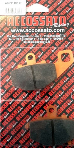 Sintered rear brake pads for - sintered,