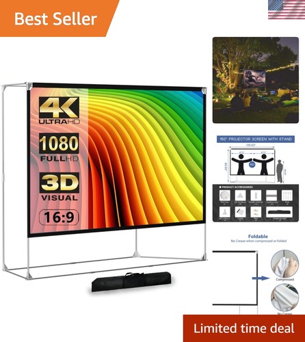 Foldable 150 inch - foldable, projector