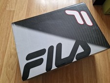 New Fila Ray Tracer Leather Black White Mens Casual Shoes GYM RetroTrainers Sz