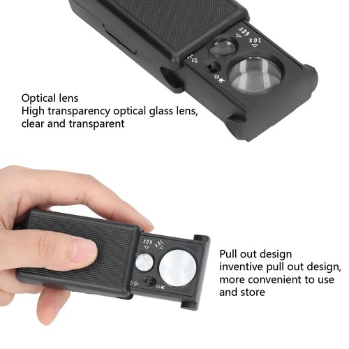 Slide out jewelers loupe 30x - slide,