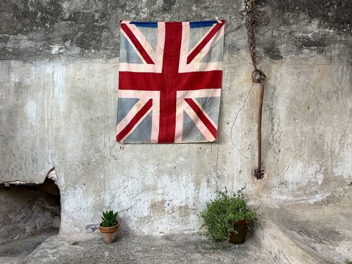 Vintage union jack flag - vintage,
