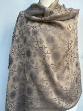 Pashmina  Floral with Leave Printed Scarf Large Premium Soft Hijab Shawl Wrap