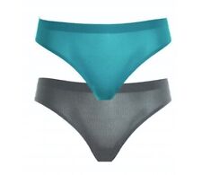 Sloggi Move Green/Grey Seamless Thong 2 Pack UK L 14