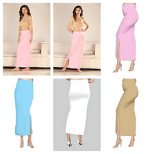 Lycra Saree Shapewear Petticoat Women's Gypsy Underskirt Long Skirt Sari Inskirt