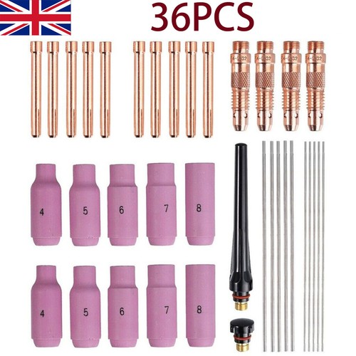 36pcs tig wear parts set - 36pcs,