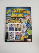 F.A. Premier League Sticker Book 2002 Autograph Edition Empty Merlin Football