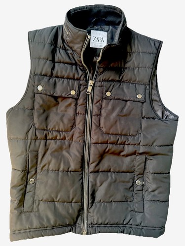 Zara men black gilet - black, size
