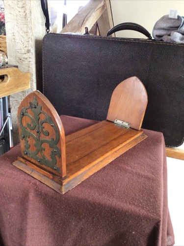Antique oak and brass - oak, wooden