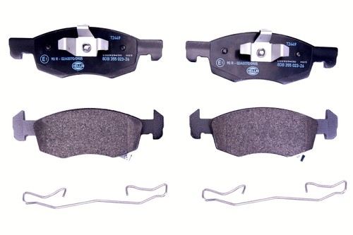 Hella brake pad set t2449 - t2449,