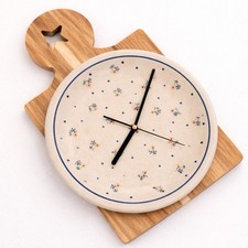 Boleslawiec Pottery Wall Clock
