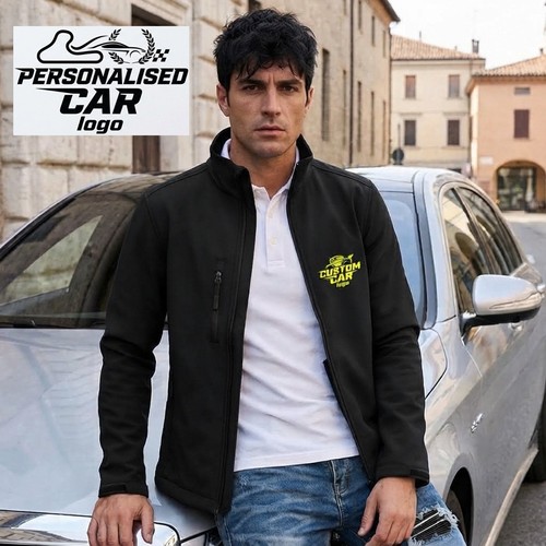 Custom racing softshell jacket - racing,