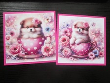 Set of  2 x WHIMSICAL  TEACUP