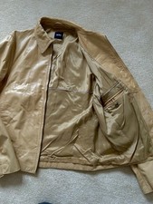 Hugo Boss Beige Nappa Leather