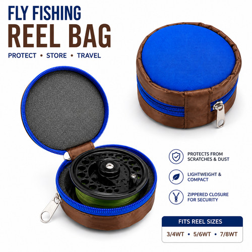 Fly reel storage - fly, padded