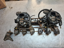 Bmw M30 E3 E9 E12 E23 E28 M30 twin carbmanifold's, Webber conversion, Solex