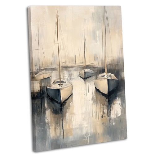 Sailing boats canvas wall - sailing,