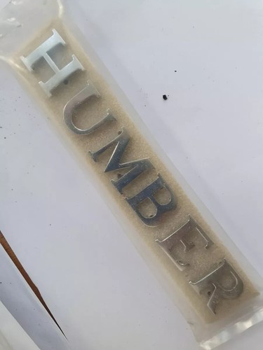 Humber letter set repro - humber,