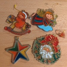 Vintage plastic Stained Glass