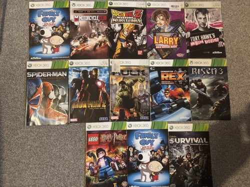Xbox 360 assorted manuals - 360,