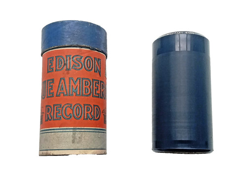 Edison blue amberol phonograph - blue,