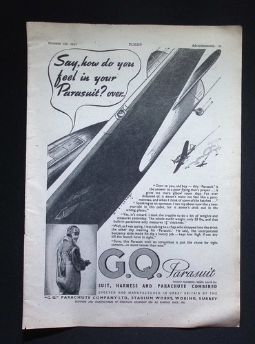 Original 1942 advert - original, g.q