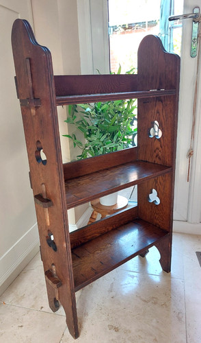 Antique oak bookcase - antique,