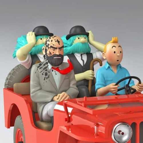 Tintin figurine red - figurine,