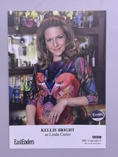 EastEnders Linda Carter Kellie Bright Signed Cast Card Undedicated