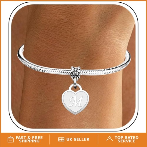 Delicate silver initial - silver,