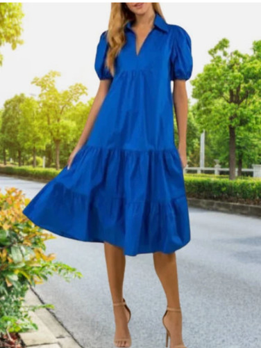 Zara oversized neck tiered - zara,