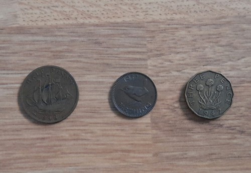 British coin lot 1917 - lot, george