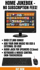 Jukebox with keyboard and - pc,