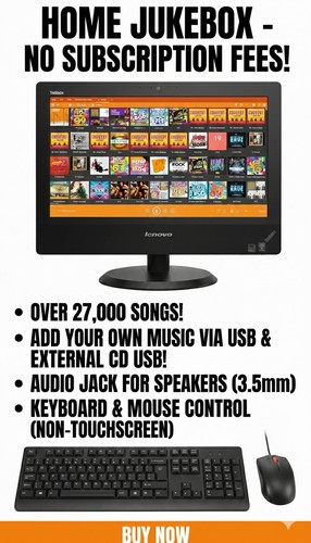 Jukebox with keyboard - pc, and
