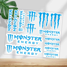 MONSTER ENERGY Decal Sticker  UNIVERSAL FIT Car Drift Rally Garage Motorcycle