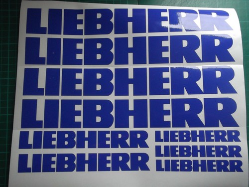 Liebherr sticker decal - liebherr, 9