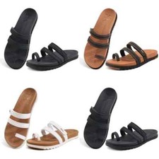 Ladies Womens Summer Light Sandals Slippers Shoes Casual Orthopedic Adjustable