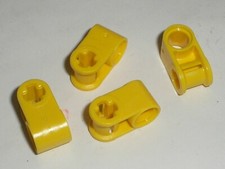 4 x LEGO TECHNIC Yellow axle
