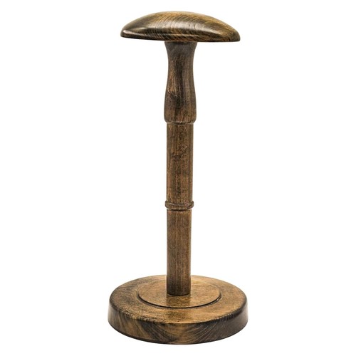 Antique brown wooden hat stand - antique,