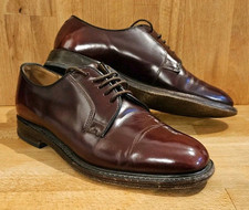 Men's Loake 771T Oxblood/Burgundy Handmade Leather Derby Formal Shoes Size UK 6
