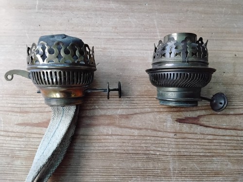 Antique oil lamp burners - antique,