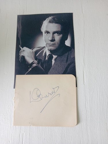Laurence olivier signed - olivier,
