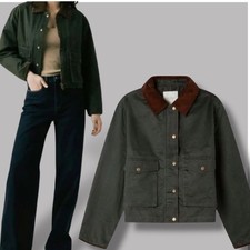 Womens Short Waxed Jacket