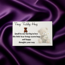 A Tiny Hug Teddy Bear Little Pocket Hug Gift | Thoughtful Token