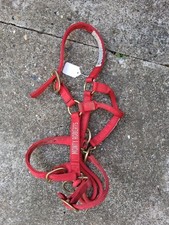 Monty Roberts Dually Controller Halter  Red Pony Size