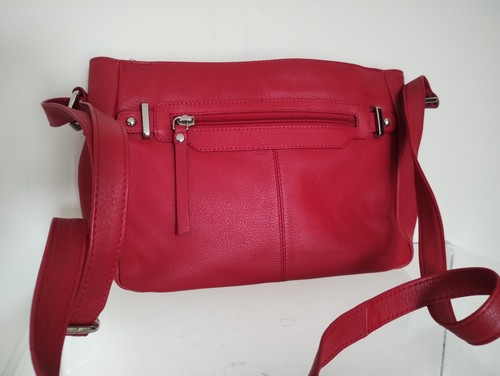 Hotter red leather shoulder - leather, /