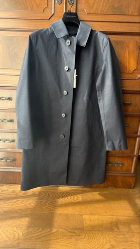 Mackintosh navy rubberized - mackintosh,