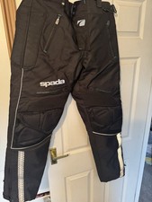 Spada’Metro’ Waterproof Textile Motorcycle Trousers Black 36W 34L