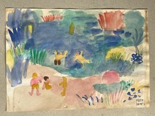 Fred Yates drawing and