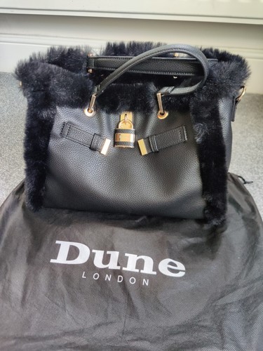 Dune london black handbag with - black,
