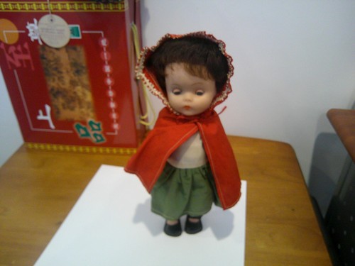 Vtg roddy doll england short - doll,